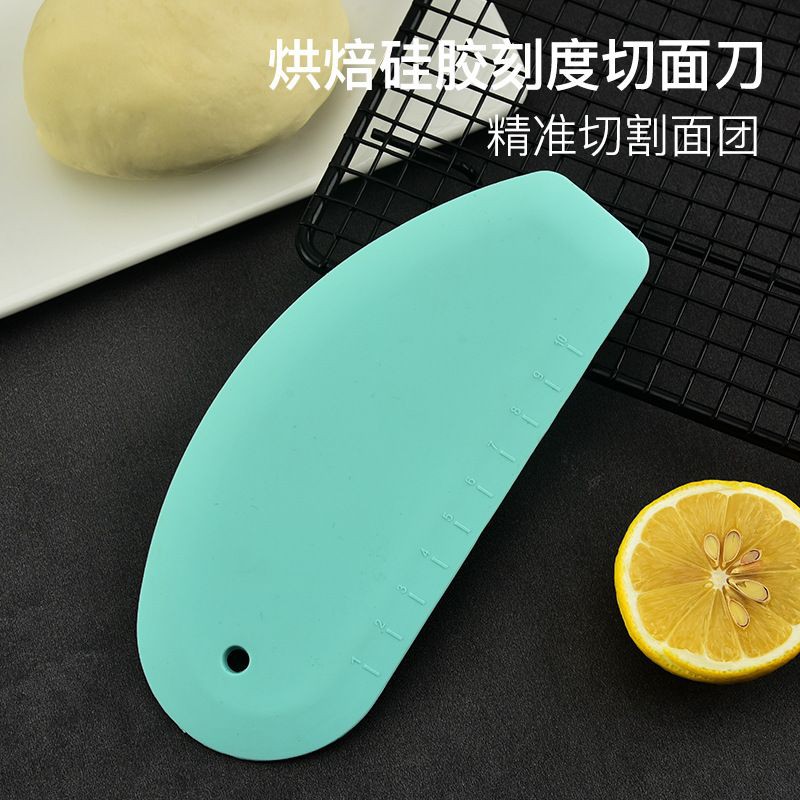 Silicone oval Dough cutter and scraper multi fungsi