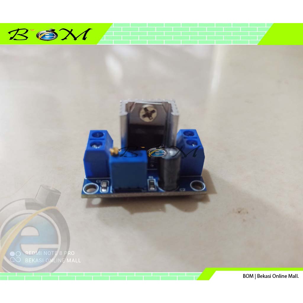 Modul kit rangkaian Lm317 Power Supply DC adjustable pengatur voltage