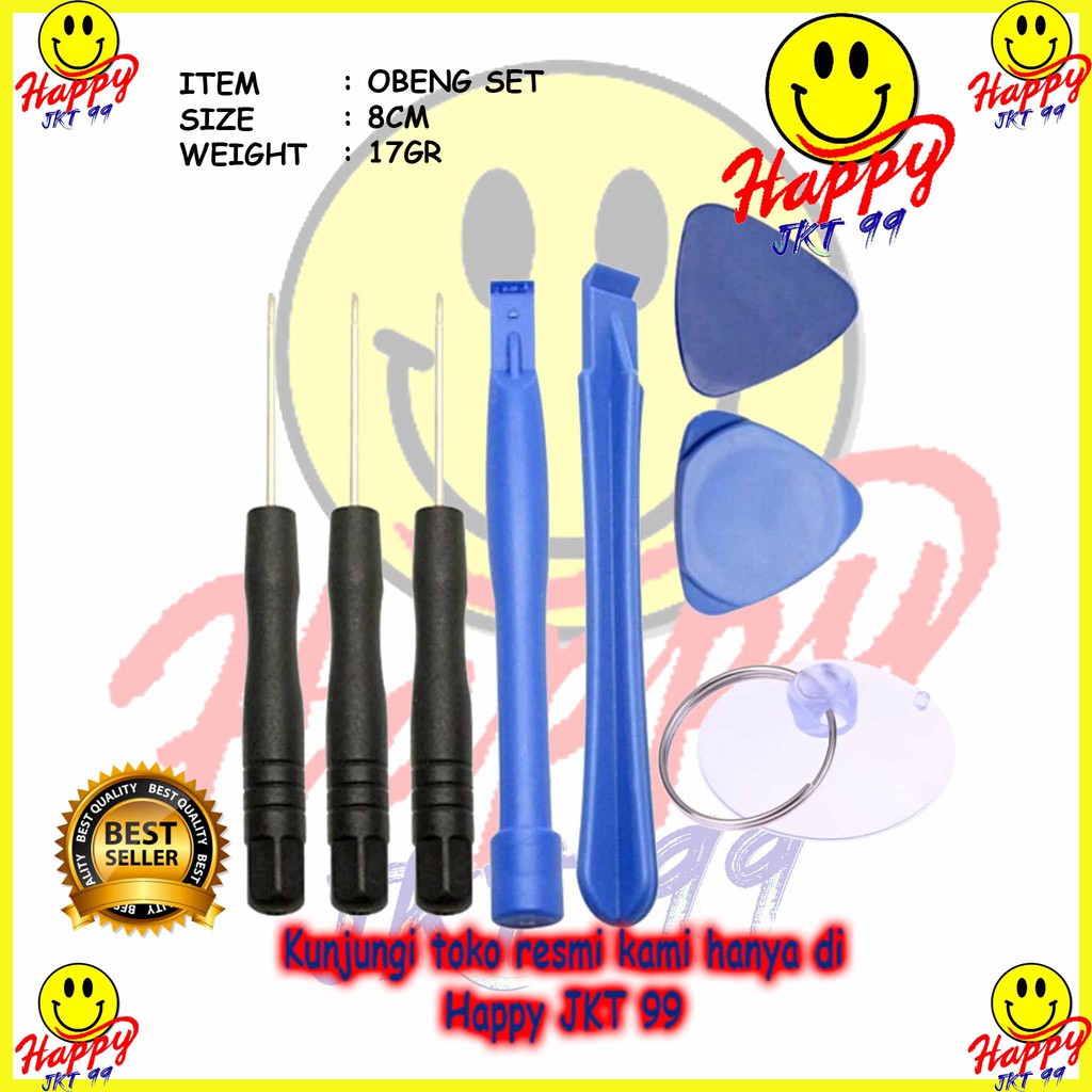 [ HAPPY JKT 99 ] OBENG SET FOR IPHONE MINI KECIL OPENING TOOL 8IN1 8 IN 1 ORIGINAL