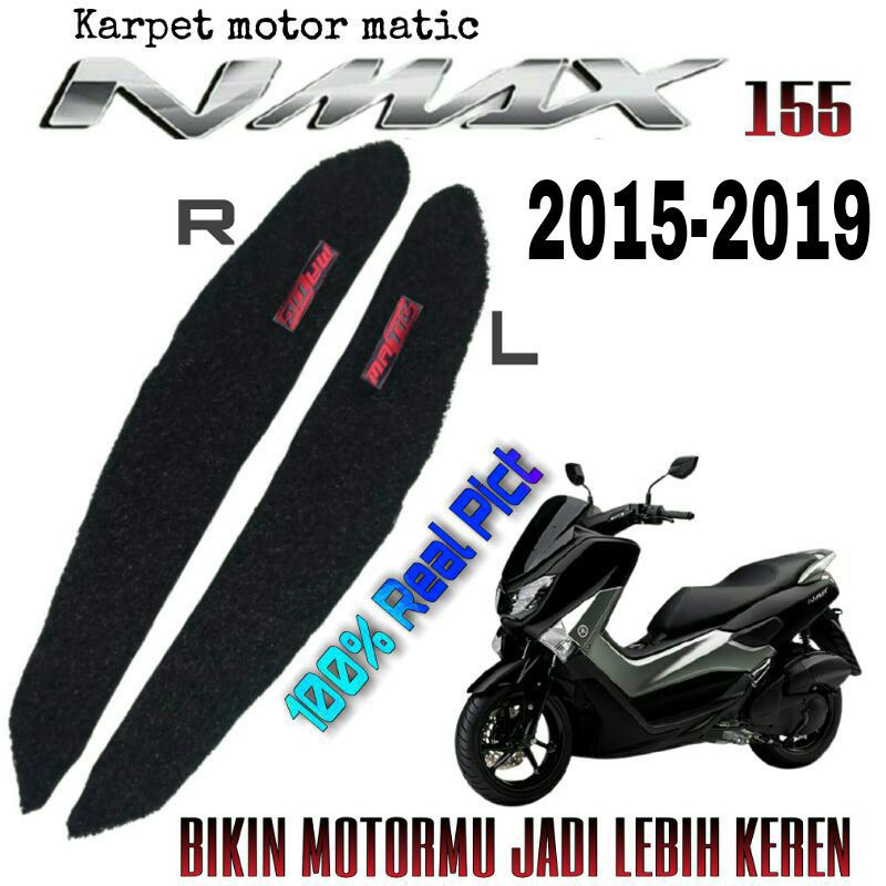 karpet motor nmax 155 old 2015 2016 2017 2018 2019/pijakan kaki nmax 155 old tahun 2015-2019/karpet 