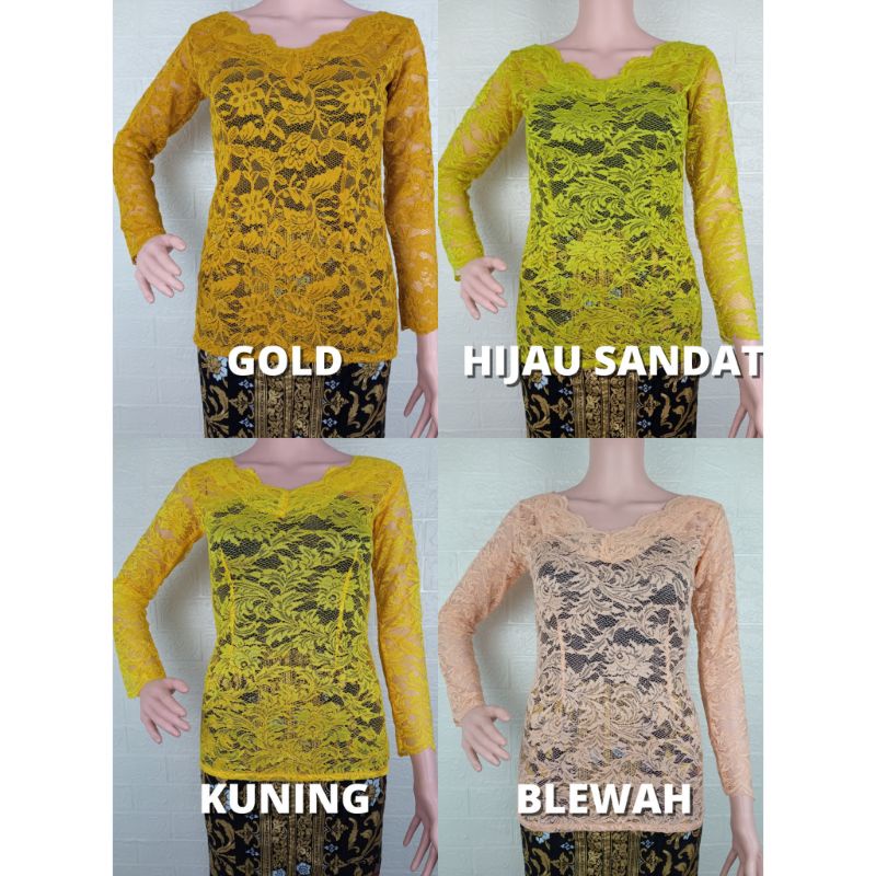 Kebaya Bali Kebaya Brukat Bali Atasan Kebaya Brukat Kebaya Bali Kutu Baru Murah Grosir Terbaru Terlaris