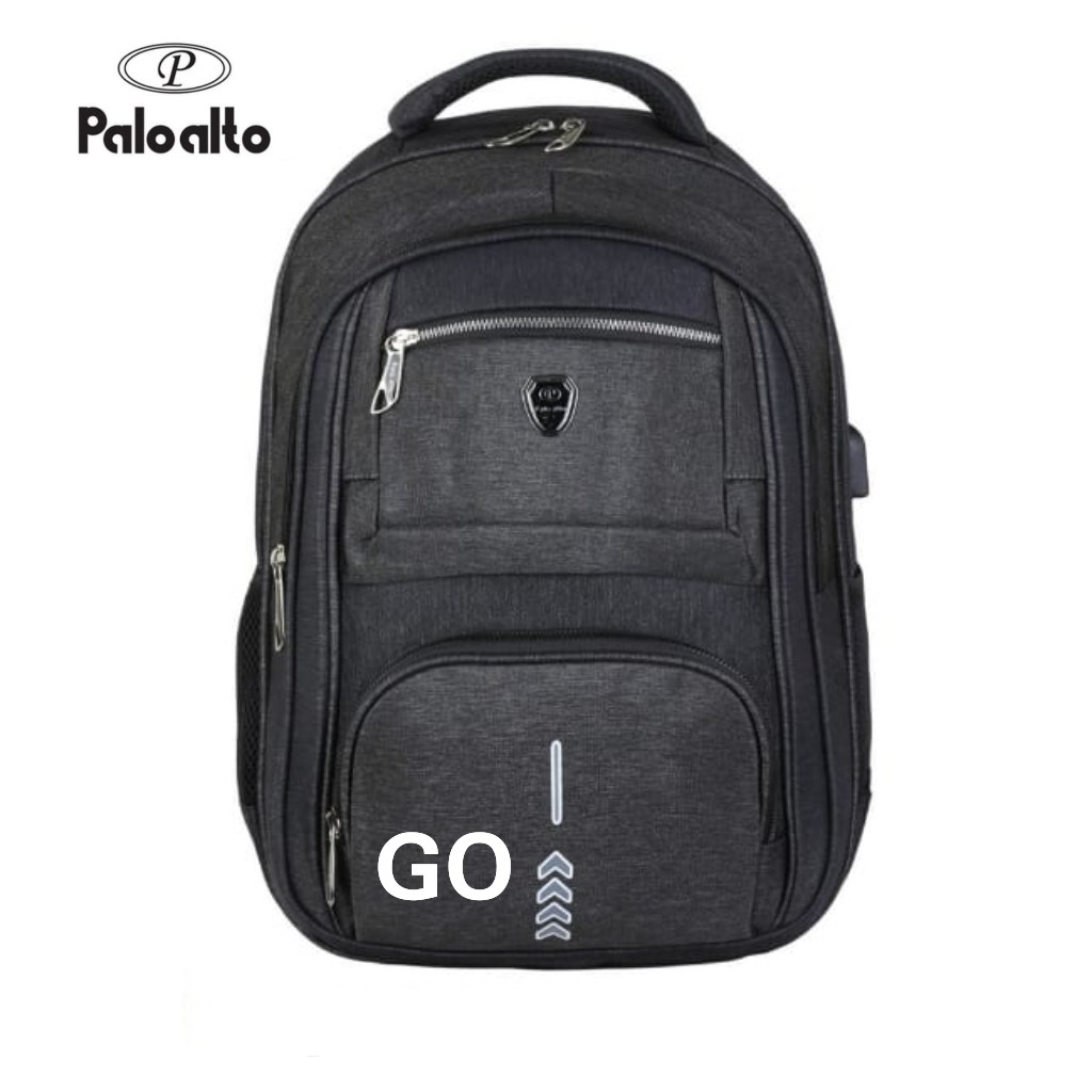 gof D PALO ALTO TAS LAPTOP Backpack Super Tas Sekolah Tas Kuliah Tas Ransel Plus Raincover