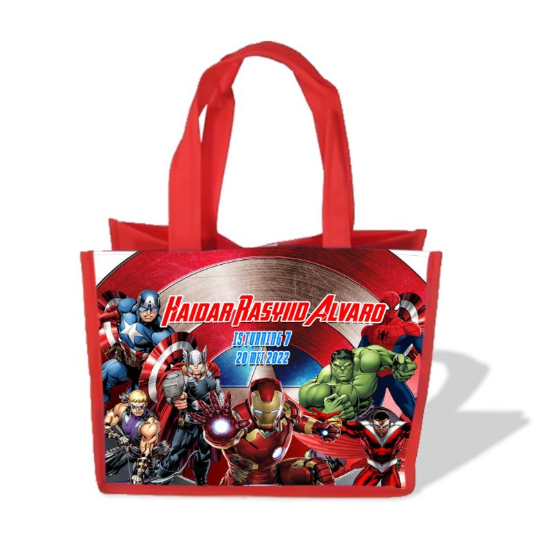 

Tas Anak Tas Goodie Bag Custom Tambah Foto dan tulisan