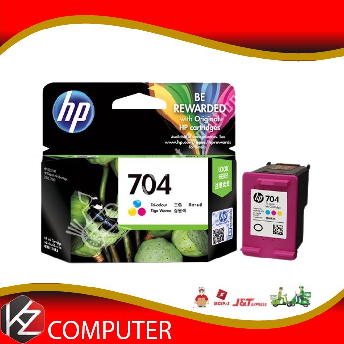 Tinta Printer HP 704 Color , Catridge HP 704 Tricolour