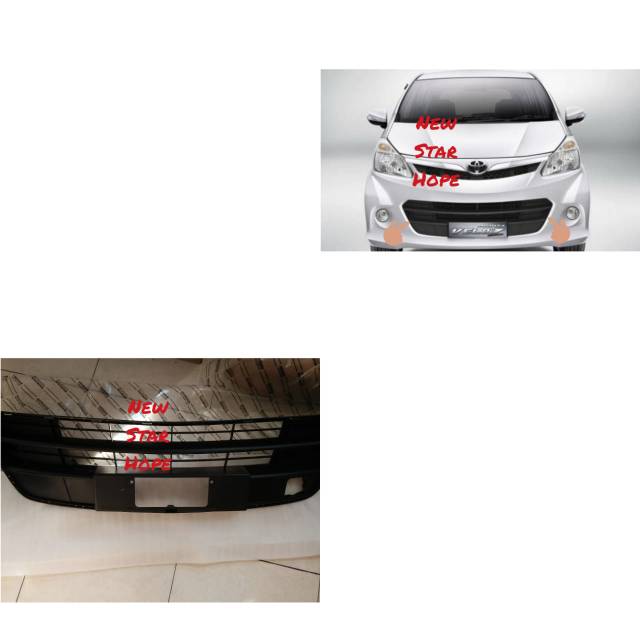 Grille / Grill / Bemper Depan Avanza Veloz Original