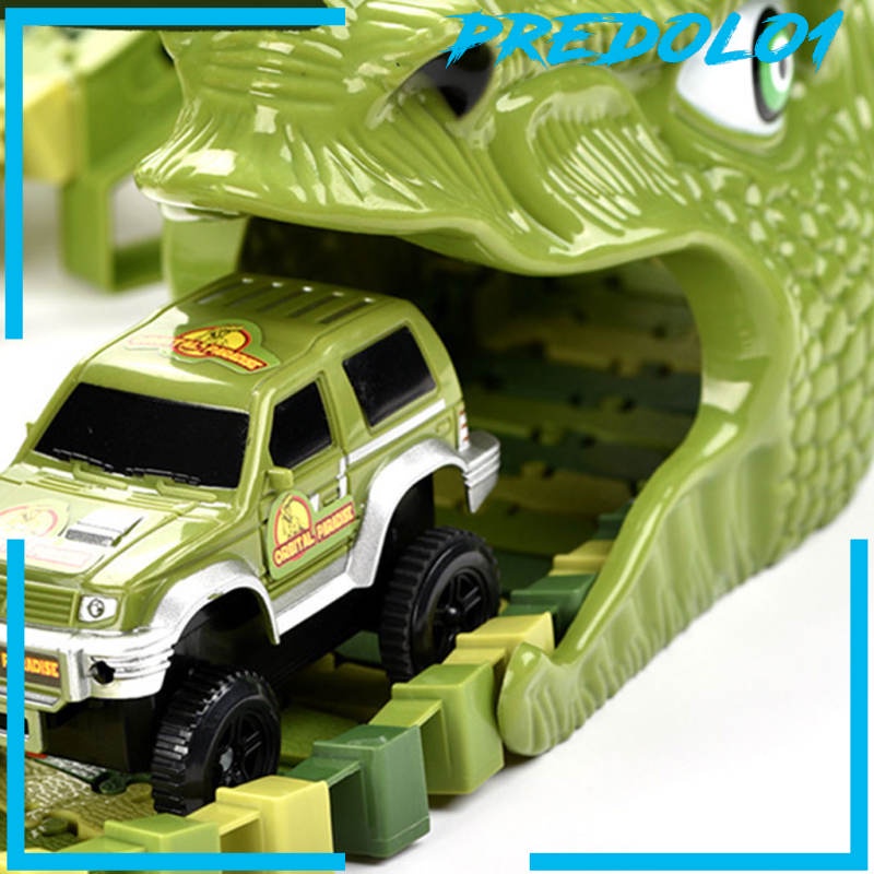 [PREDOLO1] Dinosaur Racing Track Toys Dinosaur Toys Kids Gift for Christmas Kids Boys