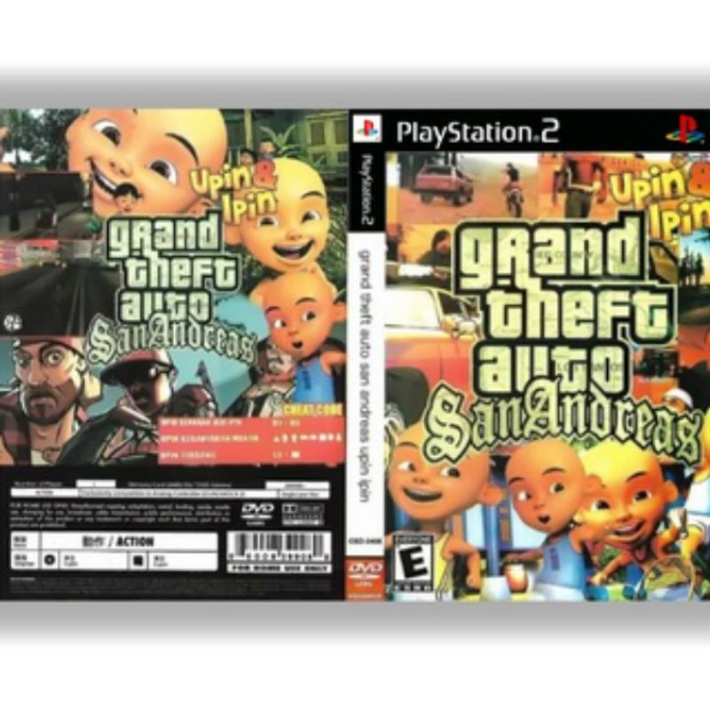 Kaset Ps2 GTA UPIN DAN IPIN