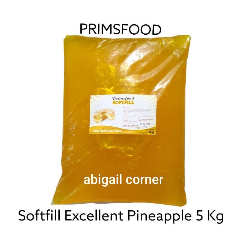 

Abigailcorner - Primsfood | Softfill Excellent Pineapple / Selai Excellent Rasa Nanas 1 pack isi (5 kg)