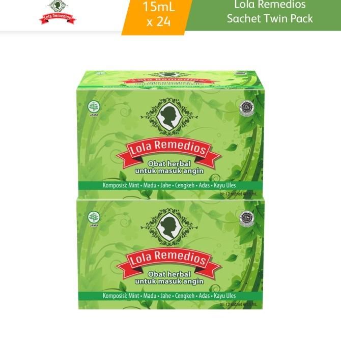 Multipack Lola Remedios Obat Masuk Angin Sachet 15 mL isi 24 Pcs