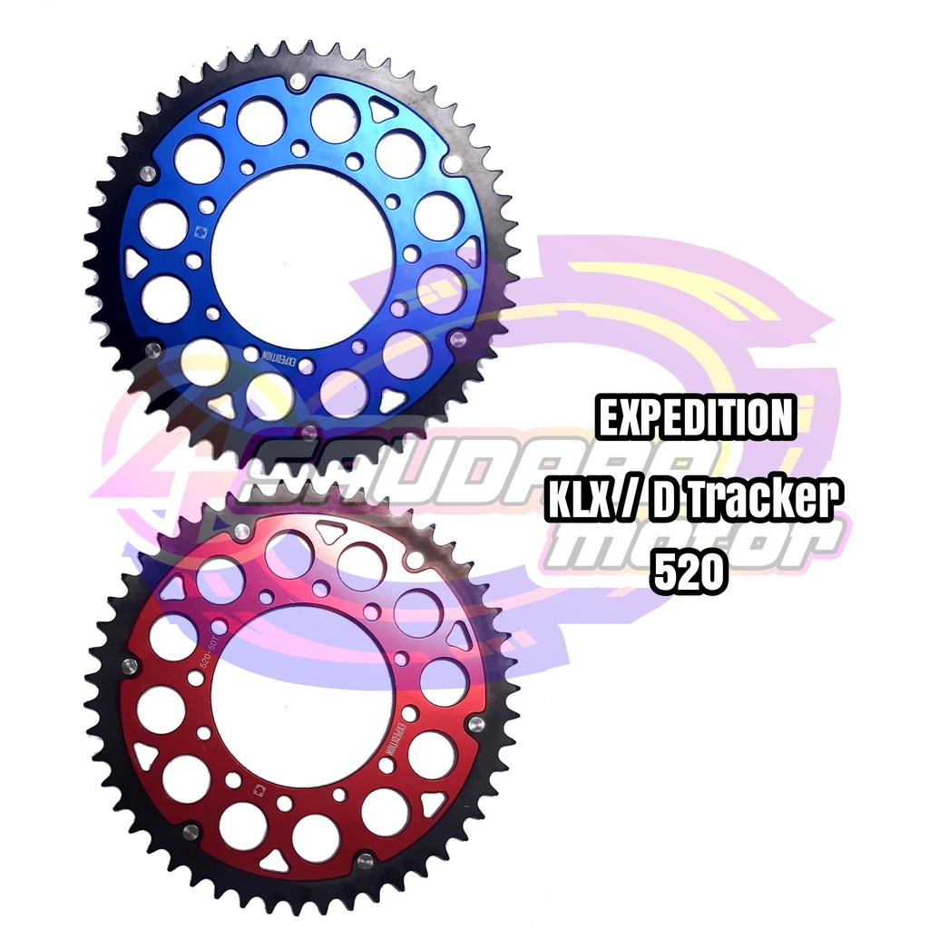 GIR GEAR BELAKANG 520 - 43 44 48 50 51 51 52 EXPEDITION FLOATING KLX D TRACKER CRF WR155