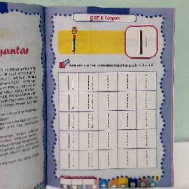 Buku TK dan PAUD Dasar Menulis Atau Menarik Garis