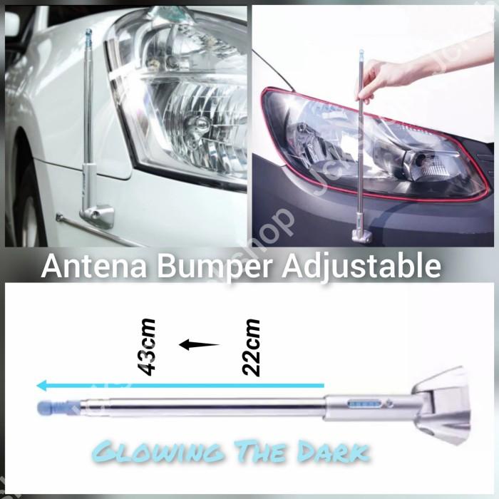 Antena Bumper Led Mobil Universal Tiang Bendera