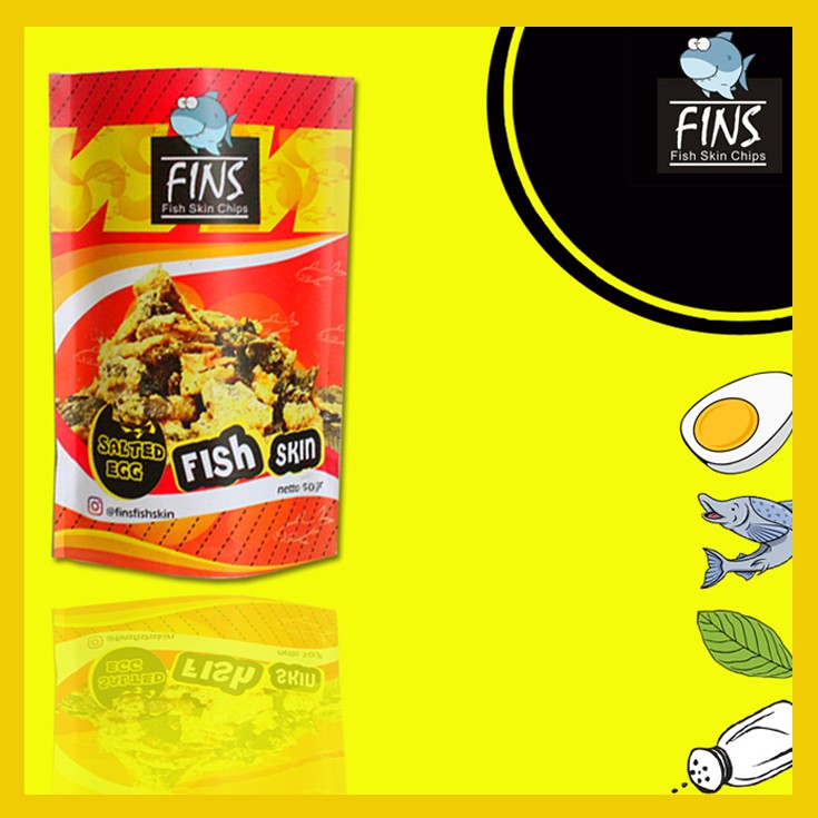 

Salted Egg Fish SKin - Keripik Kulit Ikan Bumbu Telur Asin Fins
