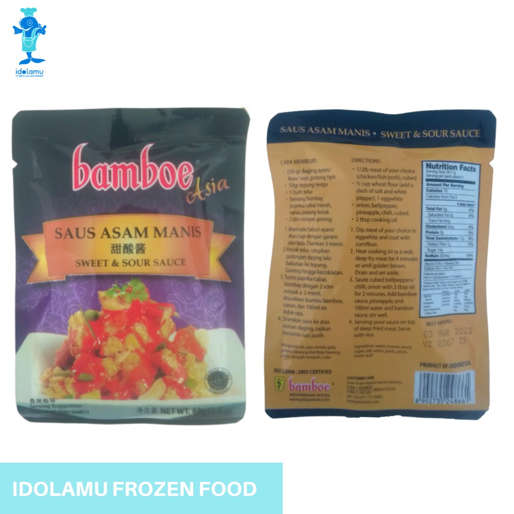 

BAMBOE Saus Asam Manis 50 Gram
