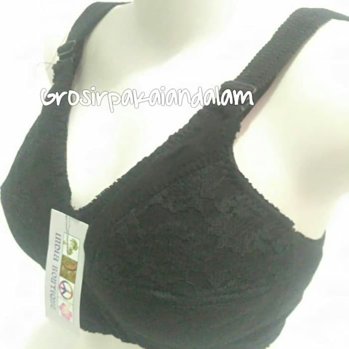 BRA BURKAT HITAM||BRA BRUKAT JUMBO ||BH JUMBO - HITAM, 40 ~BERKUALITAS~