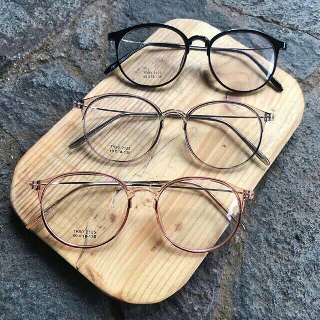 kacamata pria wanita lensa anti radiasi minus normal baca plus cylinder / fashion kacamata terbaru T