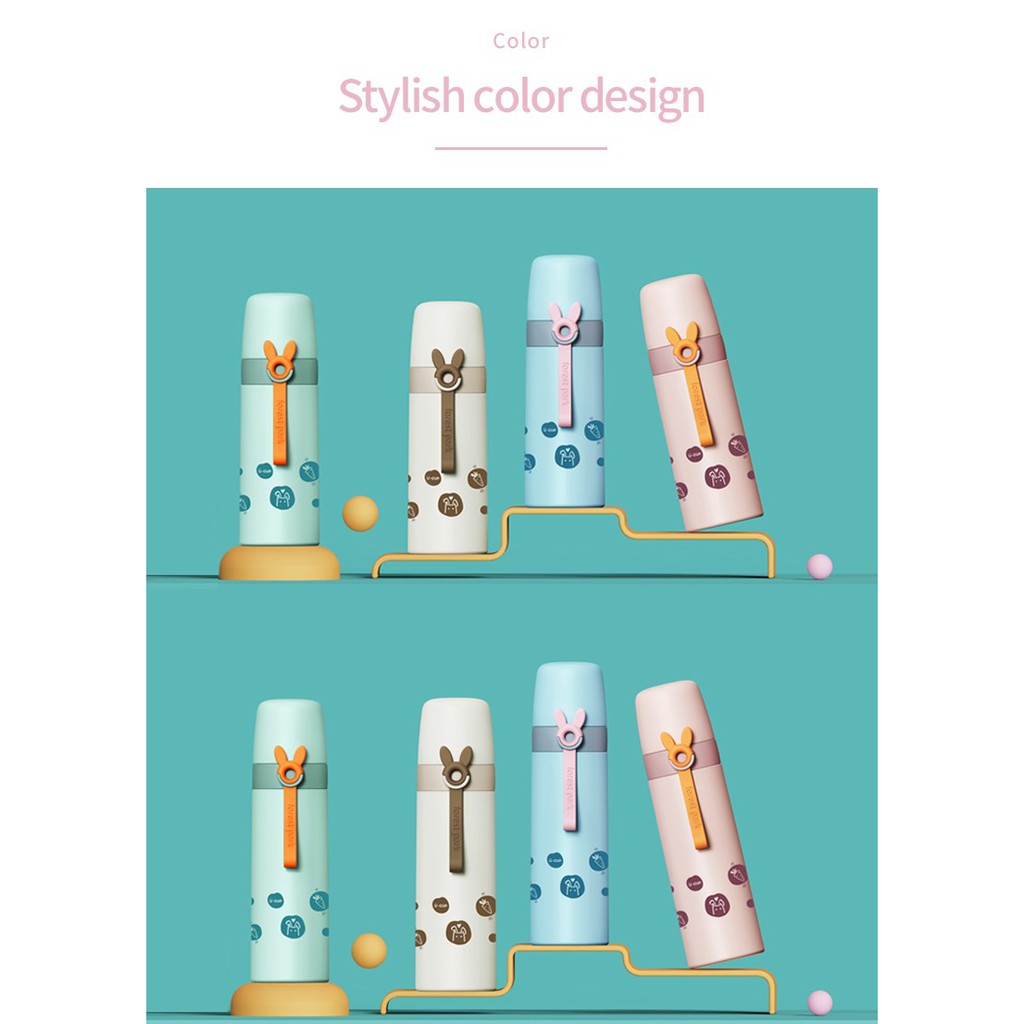 BOTOL MINUM STAINLESS X&W J-2291 VACUUM FLASK / THERMOS 350ML.