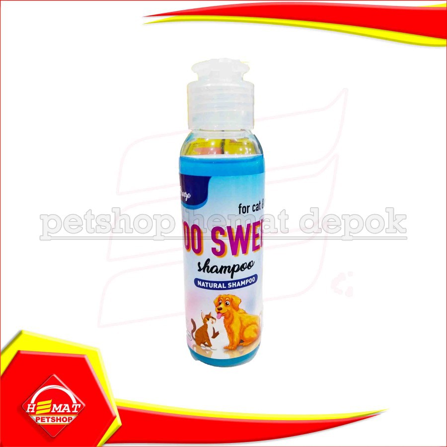 Shampoo Kucing Anjing kelinci natural Too Sweet 100 ml Shampo Cat Dog rabbit 100ml-OCEAN BREEZE