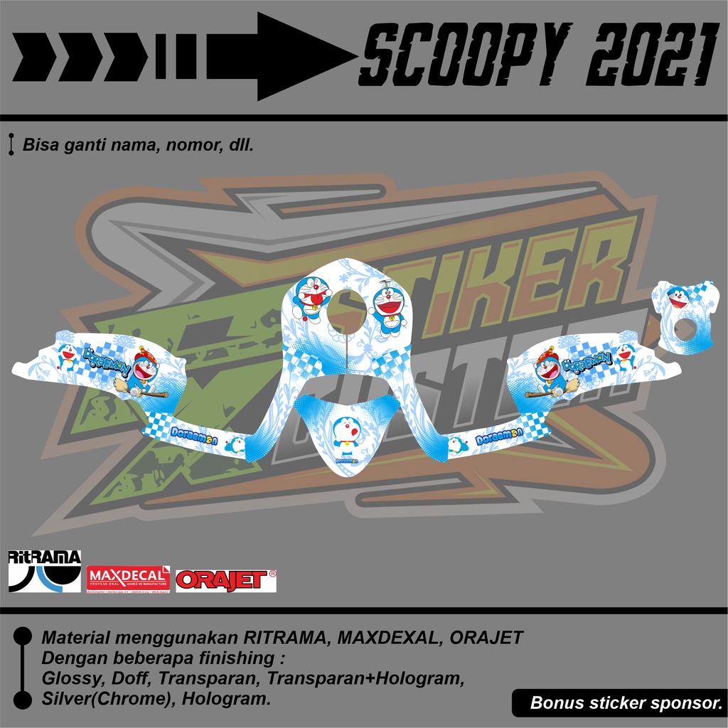 DECAL CUSTOM FULL BODY SCOOPY 2021