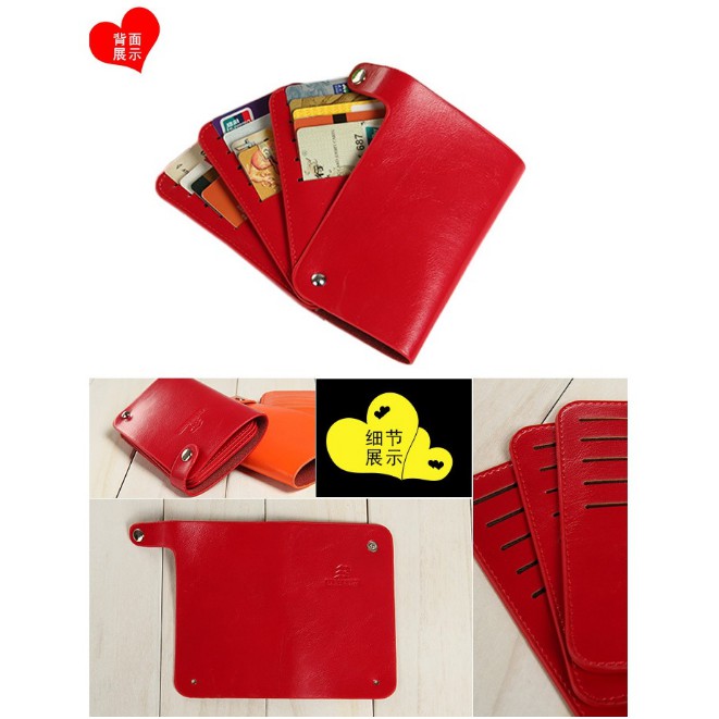 Dompet Kartu Kredit, ATM, Kartu Nama Impor #Y20200  Korea Fashion Card Holder ATM Wallet