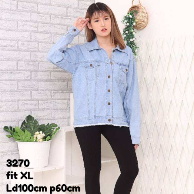 big oversize jaket jeans fit XL