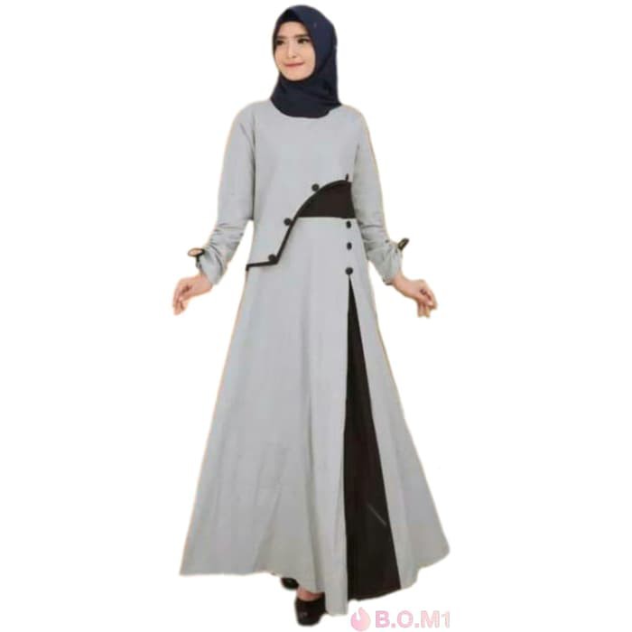 [ LD 140 ] Big Size XXXXL Baju Gamis Wanita Super Jumbo Muslim Kondangan Kekinian MASTANI A23