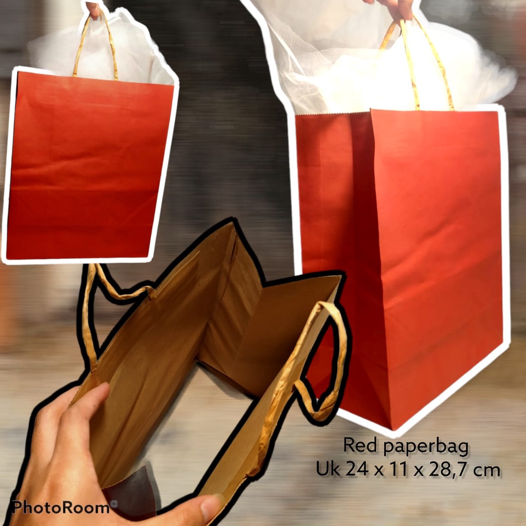 

Paper Bag Polos/ Merah/Pastel/Hitam/Coklat Persegi