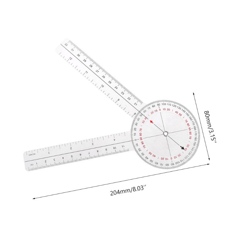 Gro Digital Angle Finder Goniometer Penggaris 13inch 33cm Goniometer Me dical Joint Ruler Calibrated Orthopedics Angle Rule