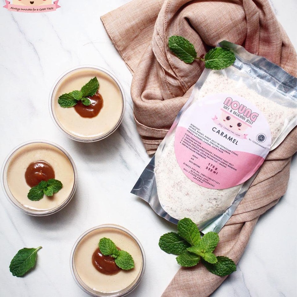 

Bubuk Puding Noung Jelly Caramel 170 g