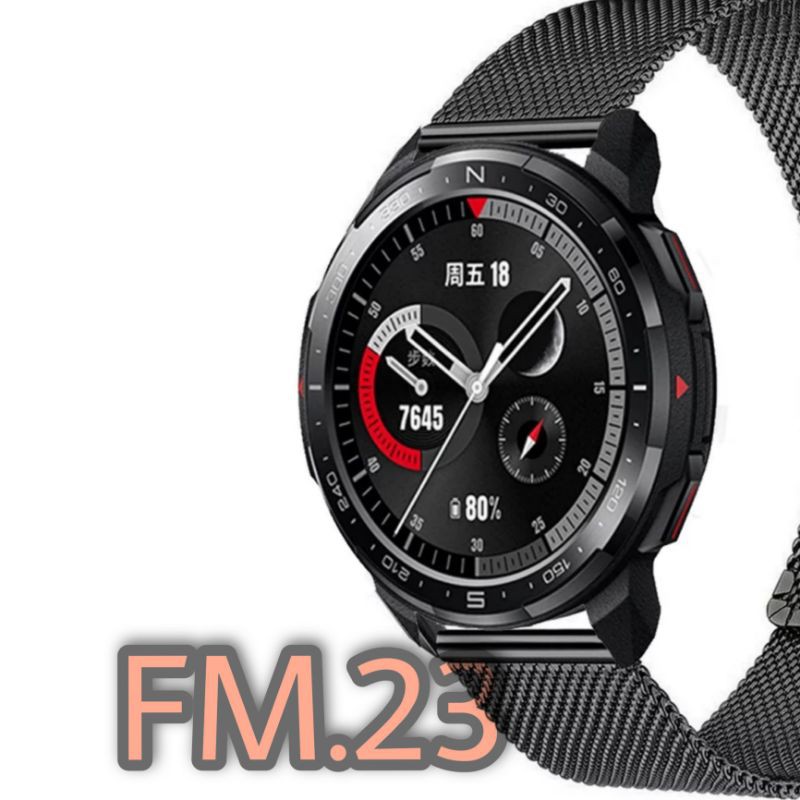 STRAP TALI JAM MILANESE MAGNET MAGNETIC LOOP STAINLESS HONOR WATCH GS PRO ACC JAM TANGAN