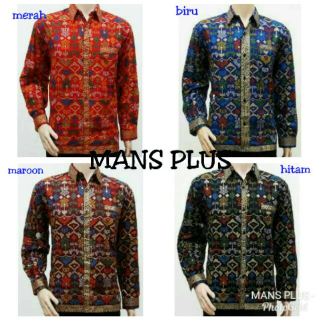 Kemeja Atasan Formal Seragam Baju Hem Pria Batik Lengan Panjang STK-KD PRO