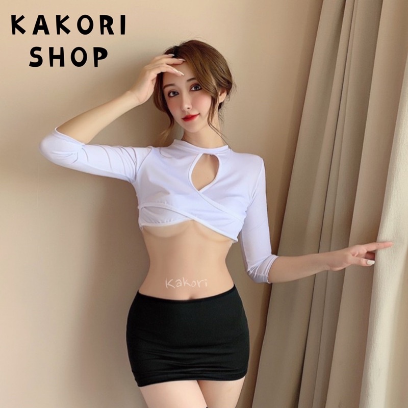 Yura Sexy Teacher Secretary Uniform / Lingerie Seragam Sekretaris Guru Wanita / Kostum Dosen Pengaja