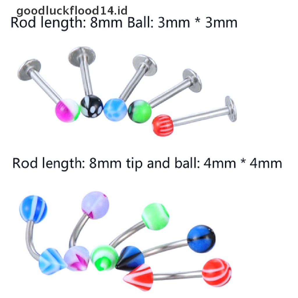 [OOID] 105PCS Wholesale Bulk lots Body Piercing Eyebrow Jewelry Belly Tongue Bar Ring ID