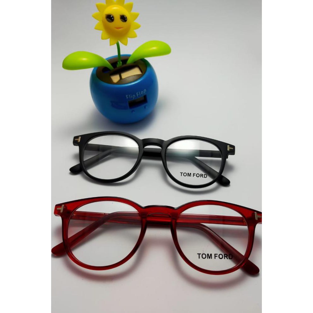 SALE KACAMATA MINUS TOM FORD SOLID / FRAME KACAMATA TOM FORD - HITAM