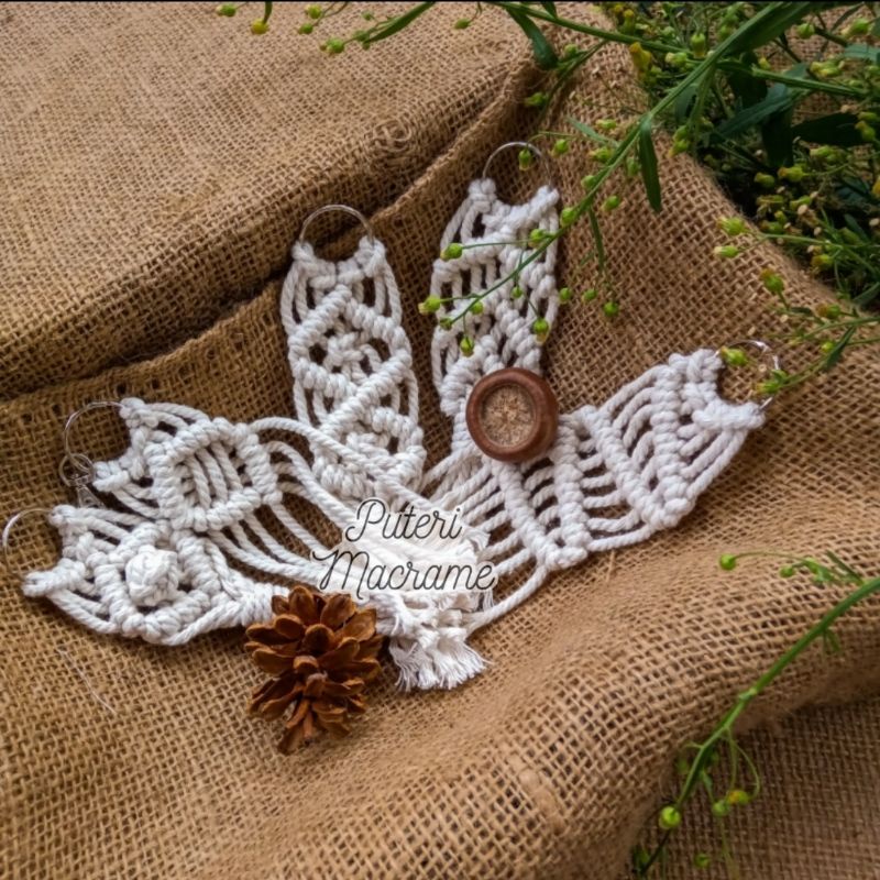 TERLARIS | Gantungan Kunci Macrame | Keychain Macrame | Keychain | Ganci | Bag Charm | Gantungan Tas