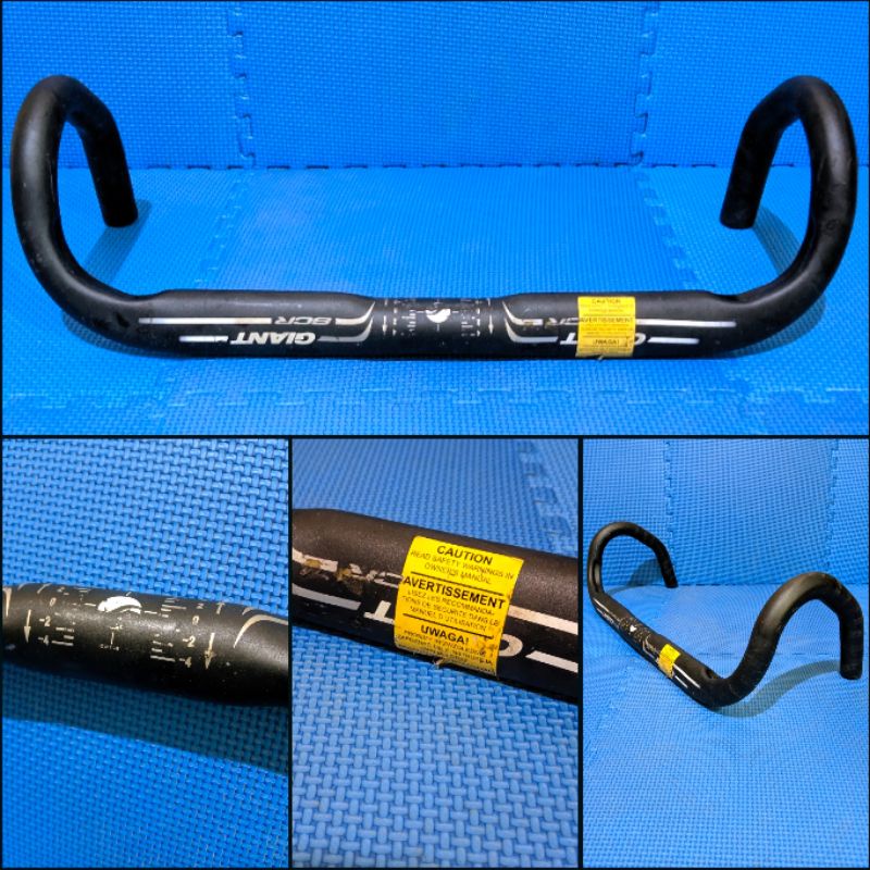 dropbar giant scr stang handlebar anatomic 31.8mm X 440mm premium alloy