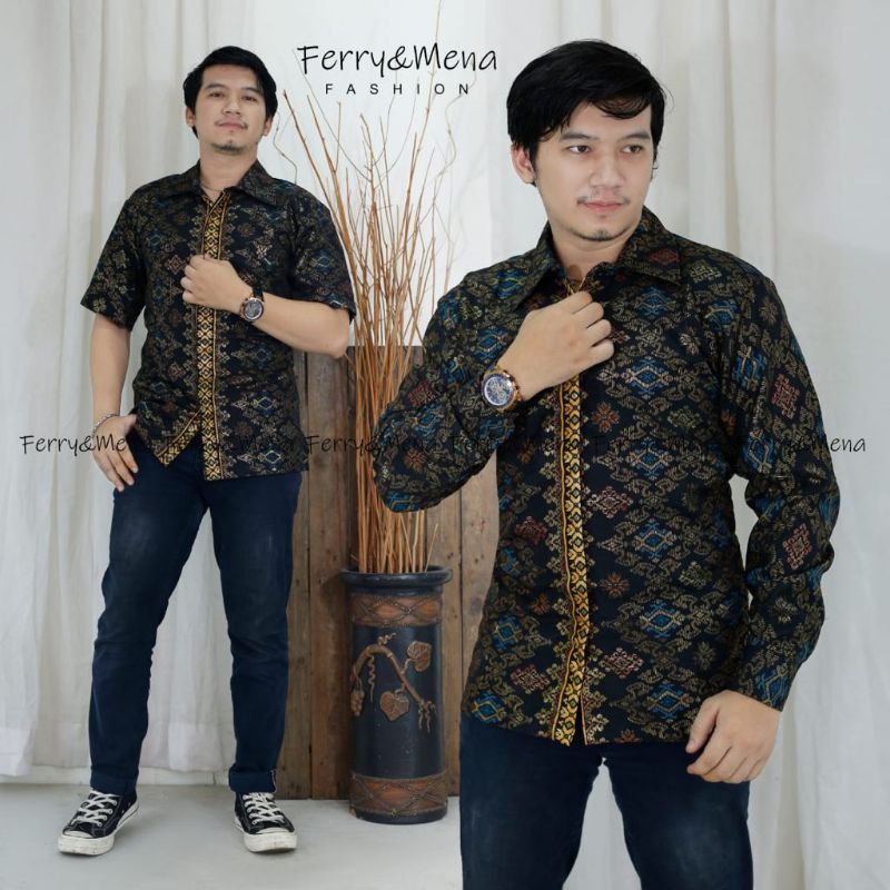 Kemeja Cowok / Batik / Kemeja Batik Pria / Kemeja / Batik Pria Lengan Panjang / Kemeja Batik