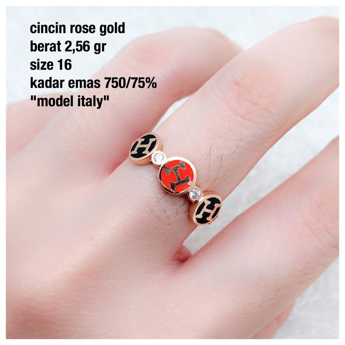 cincin rose gold