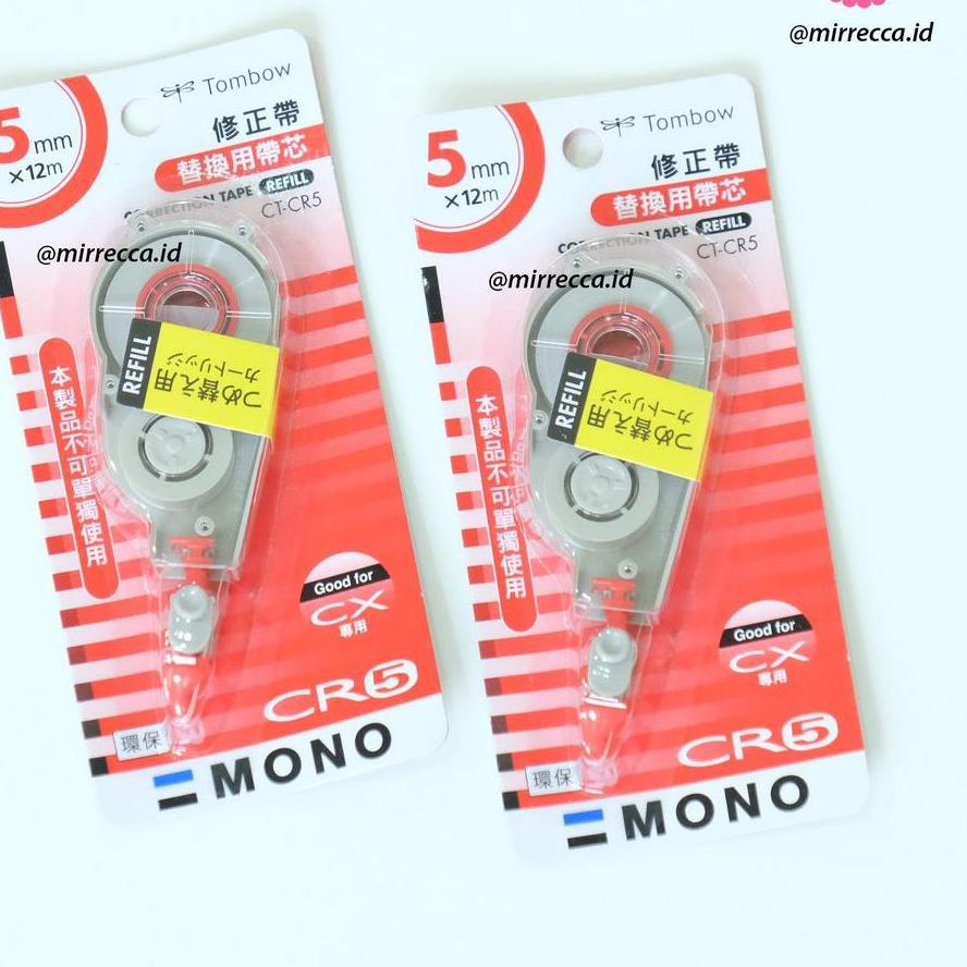 

[KODE PRODUK 8MHOV5138] Mall REFILL CT-CR5 | CTCR6 TOMBOW MONO CORRECTION TAPE / ISI ULANG TIP-EX ROLL KERTAS CT-CX ✈