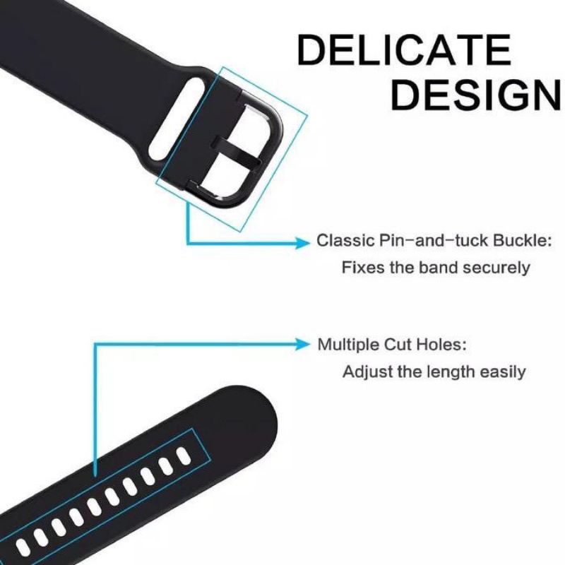 Strap Silicone Tali Jam Samsung Galaxy Watch 5 40mm 44mm Watch 5 Pro 45mm