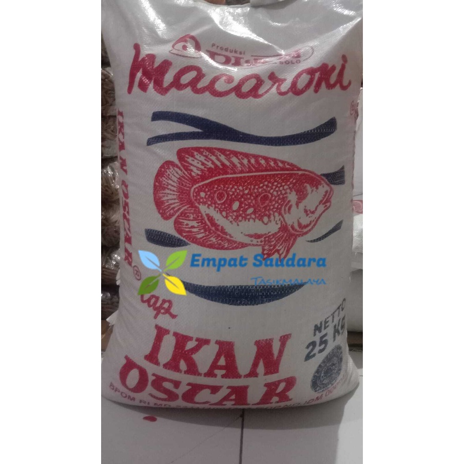 

Makaroni Bantet Ikan Oscar kemasan Zak