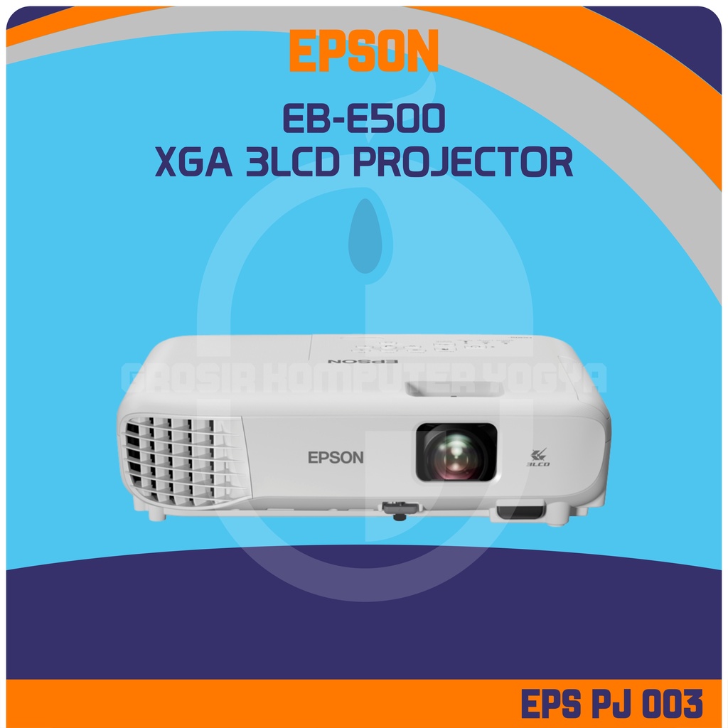 Jual Epson EBE500 XGA 3LCD Projector 3300 Lumens Proyektor Indonesia