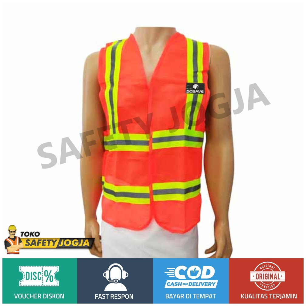 ROMPI PROYEK SAFETY KOMBINASI POLYESTER 4 LINE GOSAVE