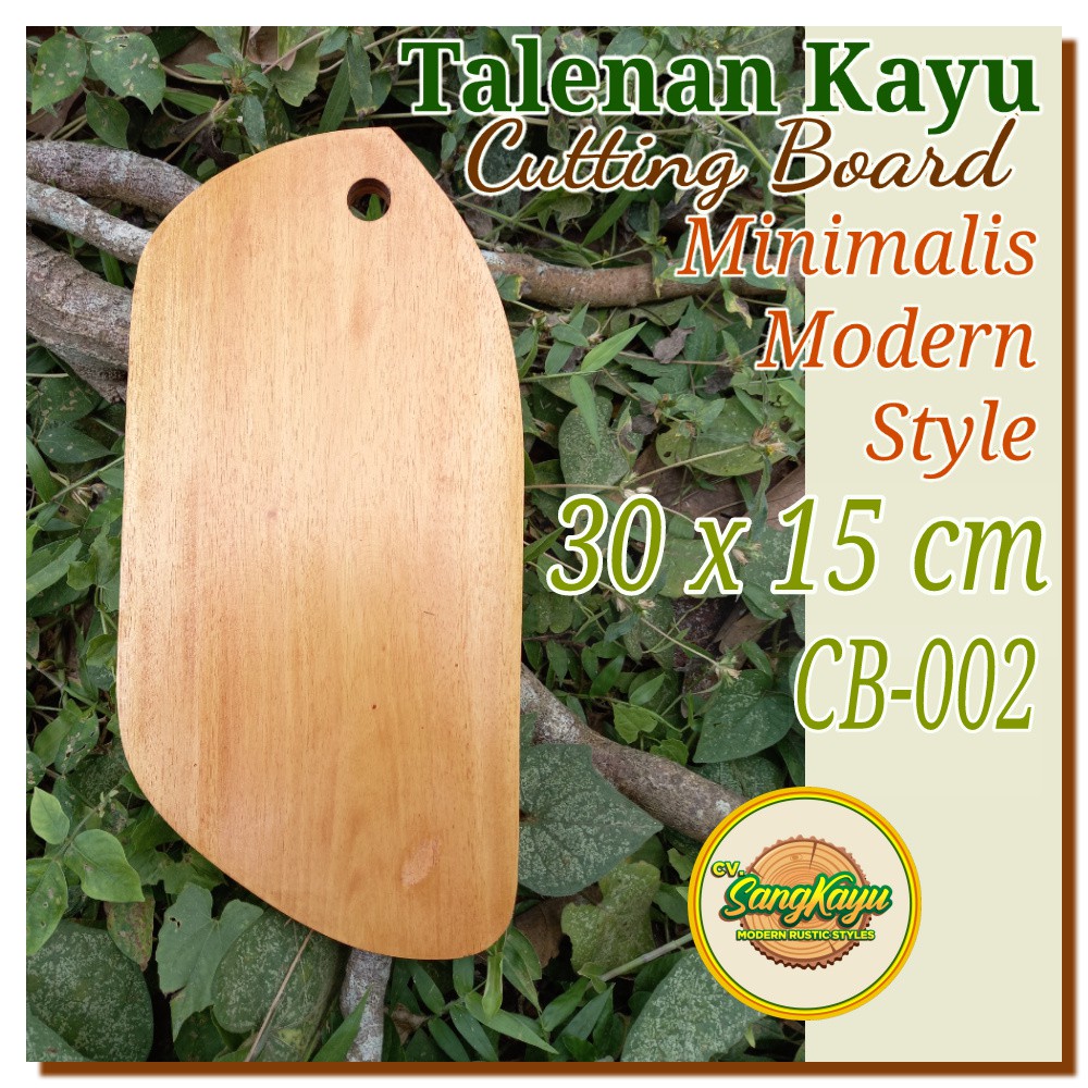 Talenan 30x15cm 002 talenan kayu modern Cutting Board Chopping board