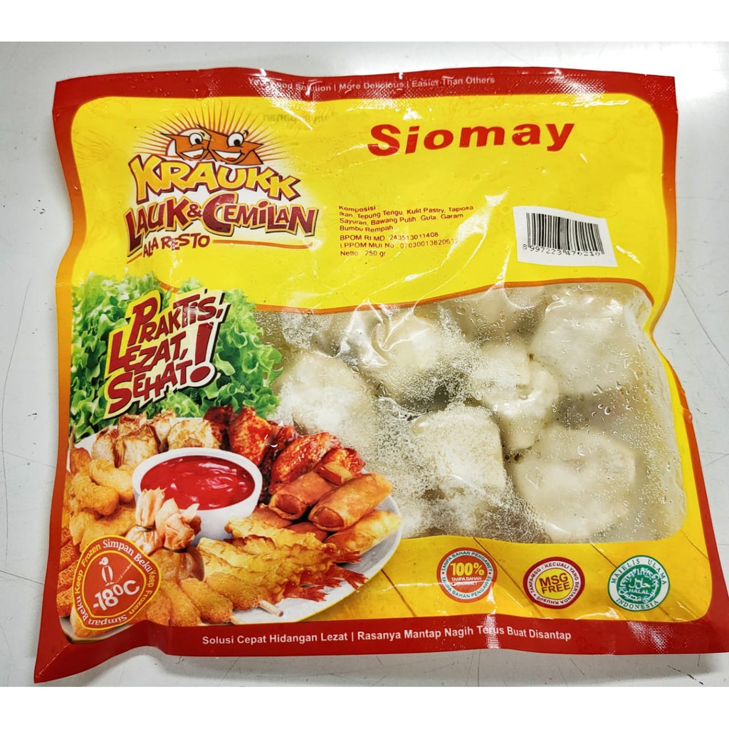 

KRAUKK Siomay Seafood 250gram isi 12pcs