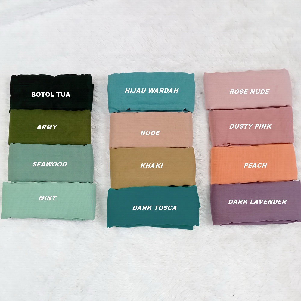 Bella Square Polycotton Hijab Segi Empat PART I