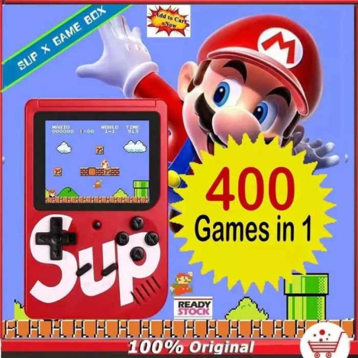 SUP Game Box PLUS Gameboy 400 Retro FC Games Player Gamebot Nintendo