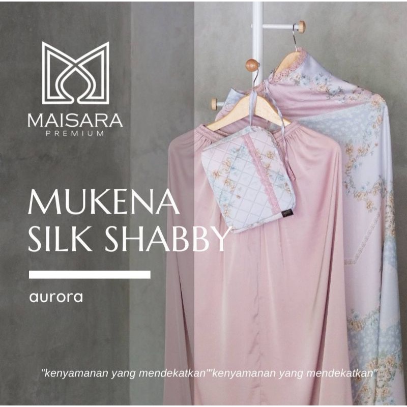 Maisara Premium mukena Silk Shabby AURORA
