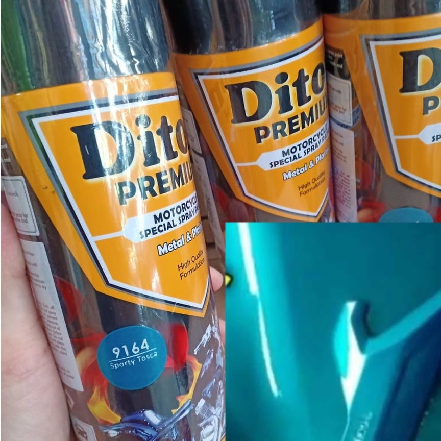 DITON Premium Pilok Pilox Warna Hijau / Green ( Hijau Metalik, Ninja Green, Pastel Green, Sporty Green, Sniper Green, Stabilo Green, Sporty Tosca ) 400cc/400ml