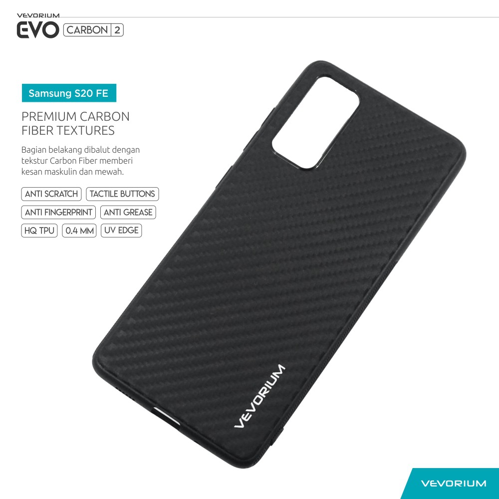 VEVORIUM EVO CARBON Samsung Galaxy S20 FE Soft Case Softcase